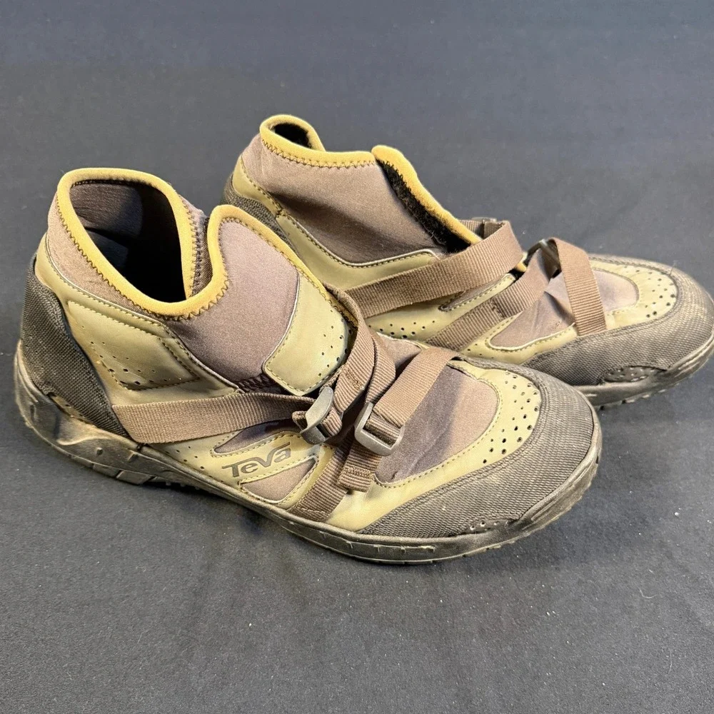 Teva Men's Olive Green Tan Revive '94 Mid Hiking Water Shoes Mens 11 Gorpcore - Picture 2 of 10